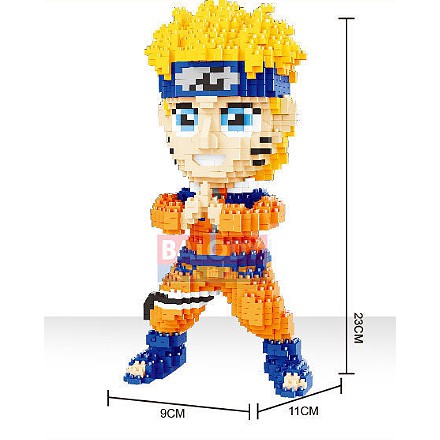 Mô hình Naruto Hatake Kakashi  l Đồ chơi mô hình Naru to l Lego 3D