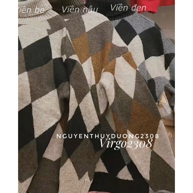 [HÀNG SẴN]ÁO LEN TRÁM CỔ LỌ MIX MÀU XINH XẮN HÀNG QUẢNG CHÂU | BigBuy360 - bigbuy360.vn