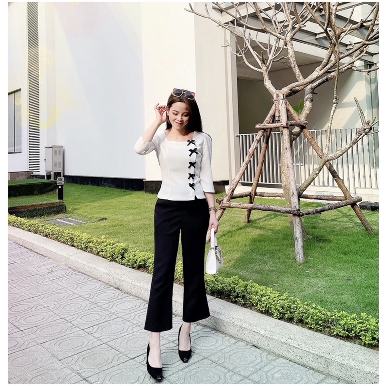 Áo đính nơ siêu xinh có đủ size, dễ phối đồ - GEM Fashion