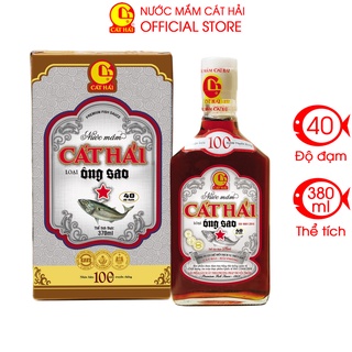 Nước Mắm Cát Hải Ông Sao 40 độ đạm chai 380ml