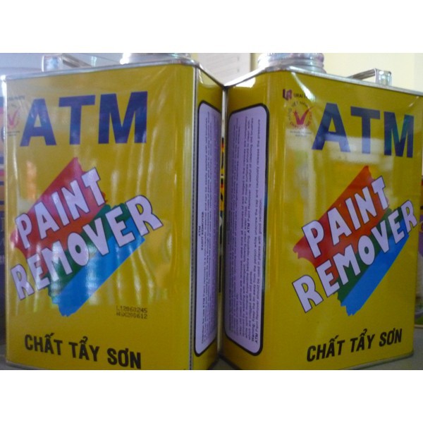 chất tẩy sơn ATM trên mọi chất liệu 875ml+ Tặng kèm miếng pad chà