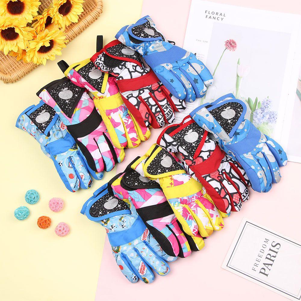 Găng Tay Trượt Tuyết Chống Trượt Giữ Ấm Cho Bé