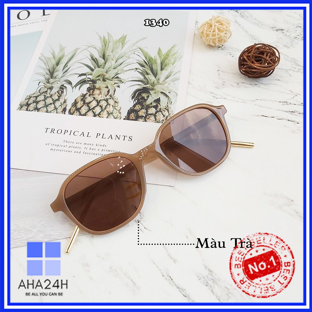 Mắt kính oval hàn quốc nhựa dẻo cao cấp💖FREESHIP💖gọng kính mát nữ unisex thời trang AH1340 | BigBuy360 - bigbuy360.vn