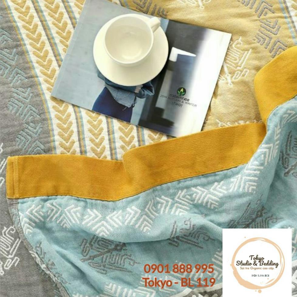 M82_Chăn Thu vải Xô Cotton Sợi tre Organic_Dòng Basic siêu kháng khuẩn