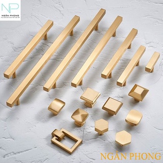 Tay nắm tủ đồng số 06