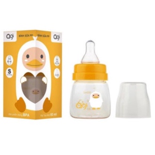 Bình sữa Agi PP 60ml - Bình sữa cổ hẹp