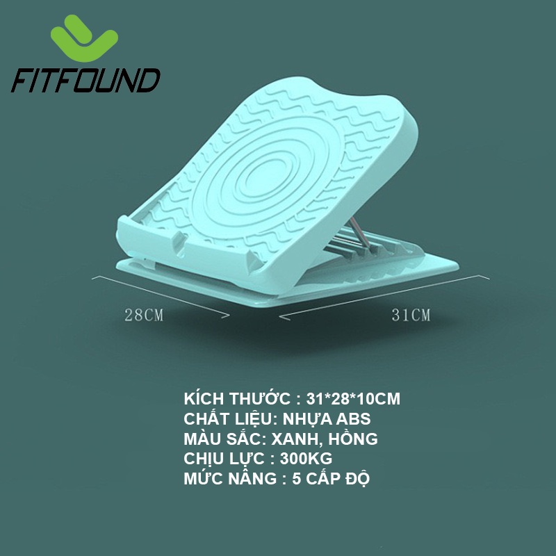 Bàn Đạp Xiên Đứng Kéo Giãn Bắp Chân, Cơ Gân Kheo, Thẳng Chân Điều Chỉnh Độ Cao