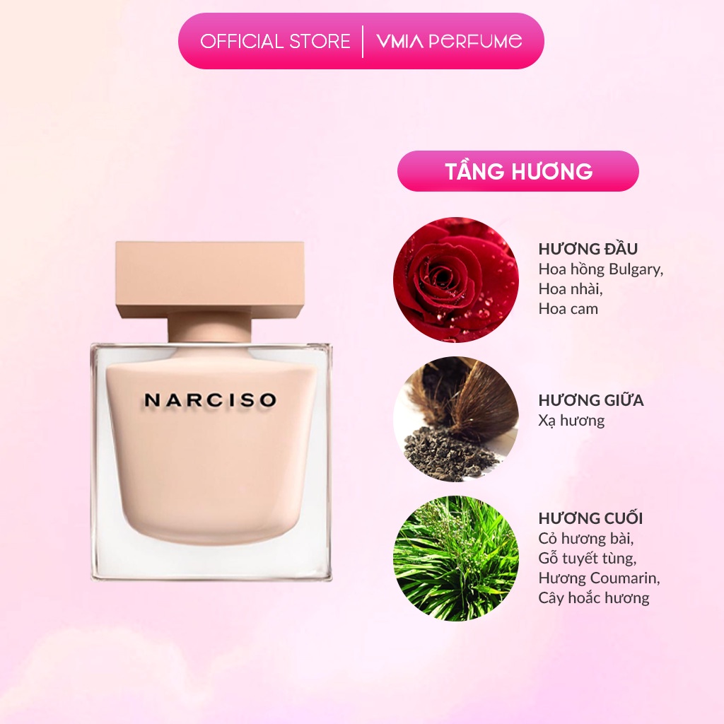 Nước hoa Nữ Narciso Narciso Poudree EDP mẫu thử 2ml 5ml 10ml