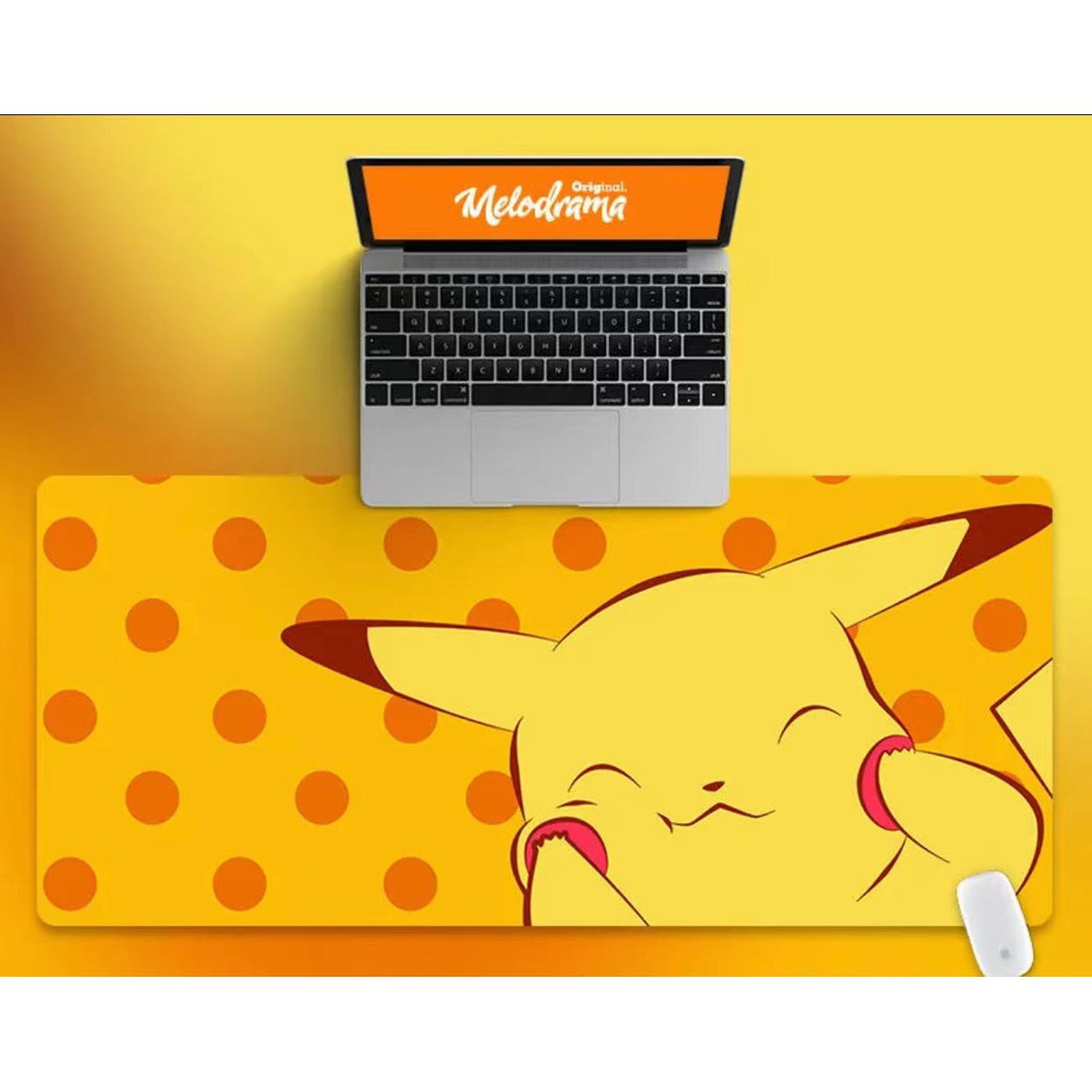 Miếng lót chuột và bàn phím hình Pikachu đáng yêu tiện dụng