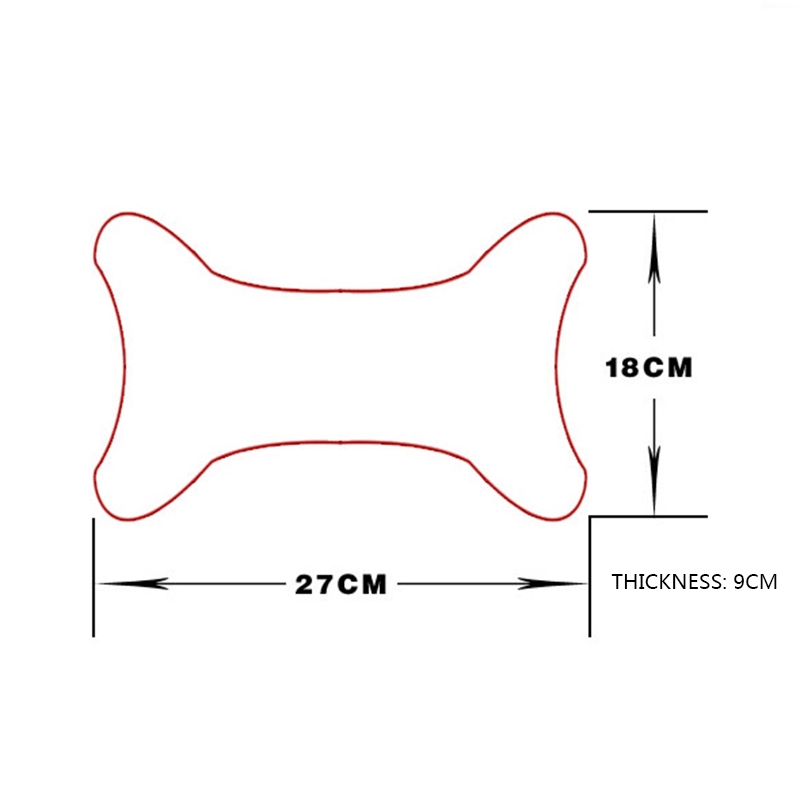 Gối tựa đầu kê cổ hình khúc xương dùng trang trí xe hơi | WebRaoVat - webraovat.net.vn