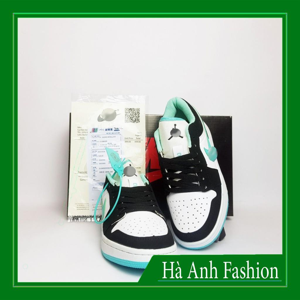 💥FREE SHIP-HÀNG QUẢNG CHÂU💥Giày thể thao sneaker Air Jordan 1 Low JD xanh Ngọc full box - Hà Anh Fashion