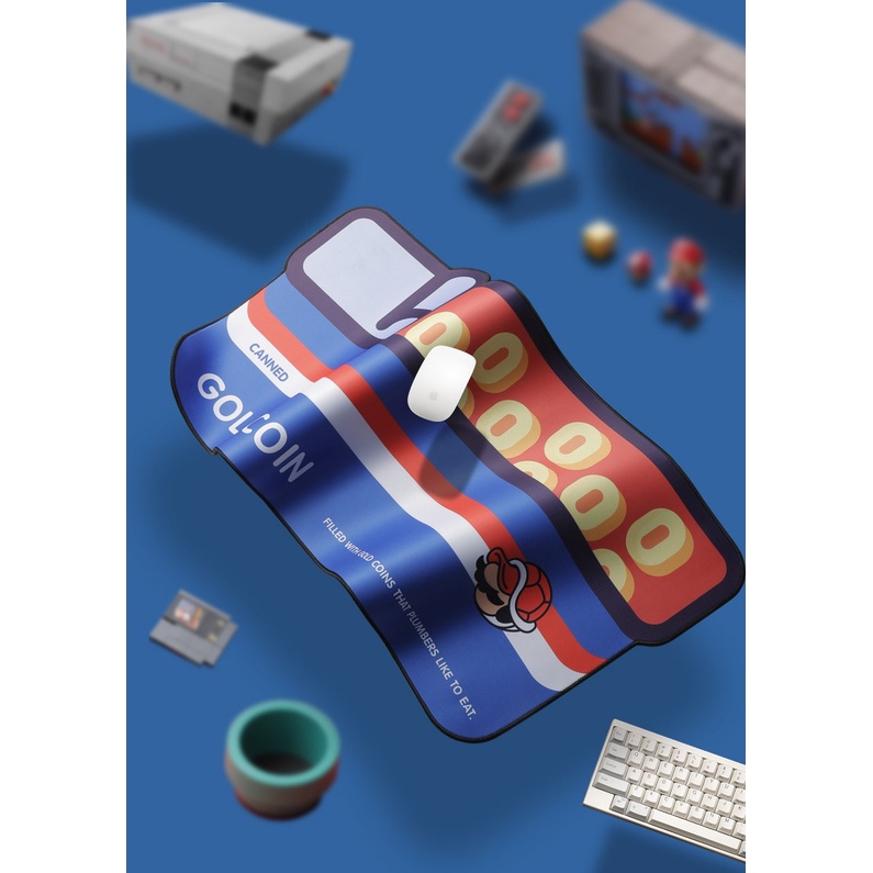 Miếng Lót Bàn Phím Và Chuột Hình In 3D Doremon Nintendo PacMan Mẫu Mới 2022