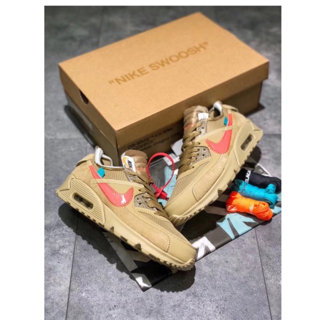 XẢ KHO THANH LÝ NIKE AIR MAX90 x OFF WHITE giày thể thao cao cấp dành cho nam và nữ [XIÊU RẺ]