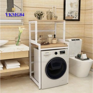 Kệ sau máy giặt 2 tầng tiết kiệm không gian VKMG04 - Nội thất lắp ráp Viendong Adv
