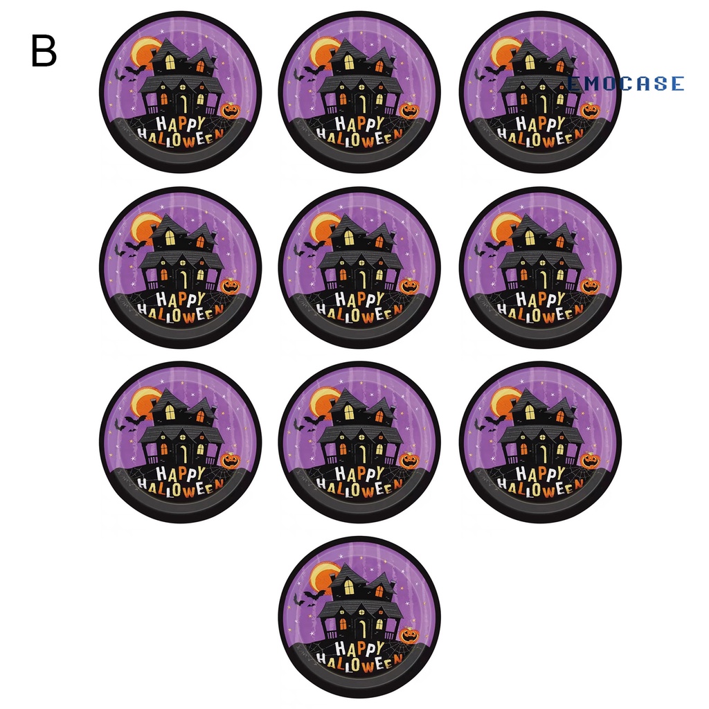 Bộ Cốc / Đĩa Giấy Dùng Trang Trí Tiệc Halloween