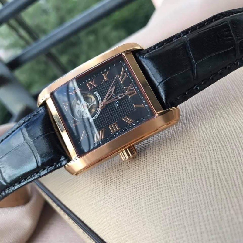 Đồng hồ nam BULOVA Automatic Series 160 Mechanical Rose Gold-tone Men's Watch