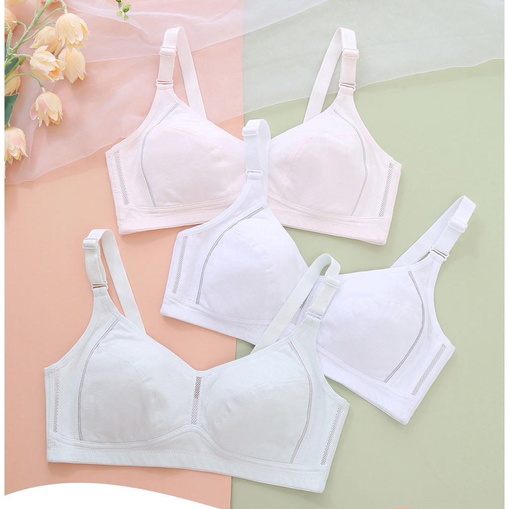 Áo Lá Có Đệm, Dây Nhỏ, Cài Khuy Sau Lưng Chất Liệu Cotton Cao Cấp (AL07)