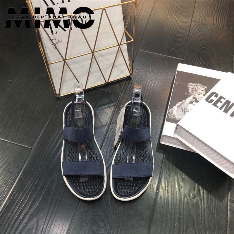 Sandal nữ - Giày Sandal nữ đẹp Cross Literide thời trang màu navy êm mềm nhẹ
