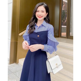 Đầm công sở cách điệu lịch sự tinh tế