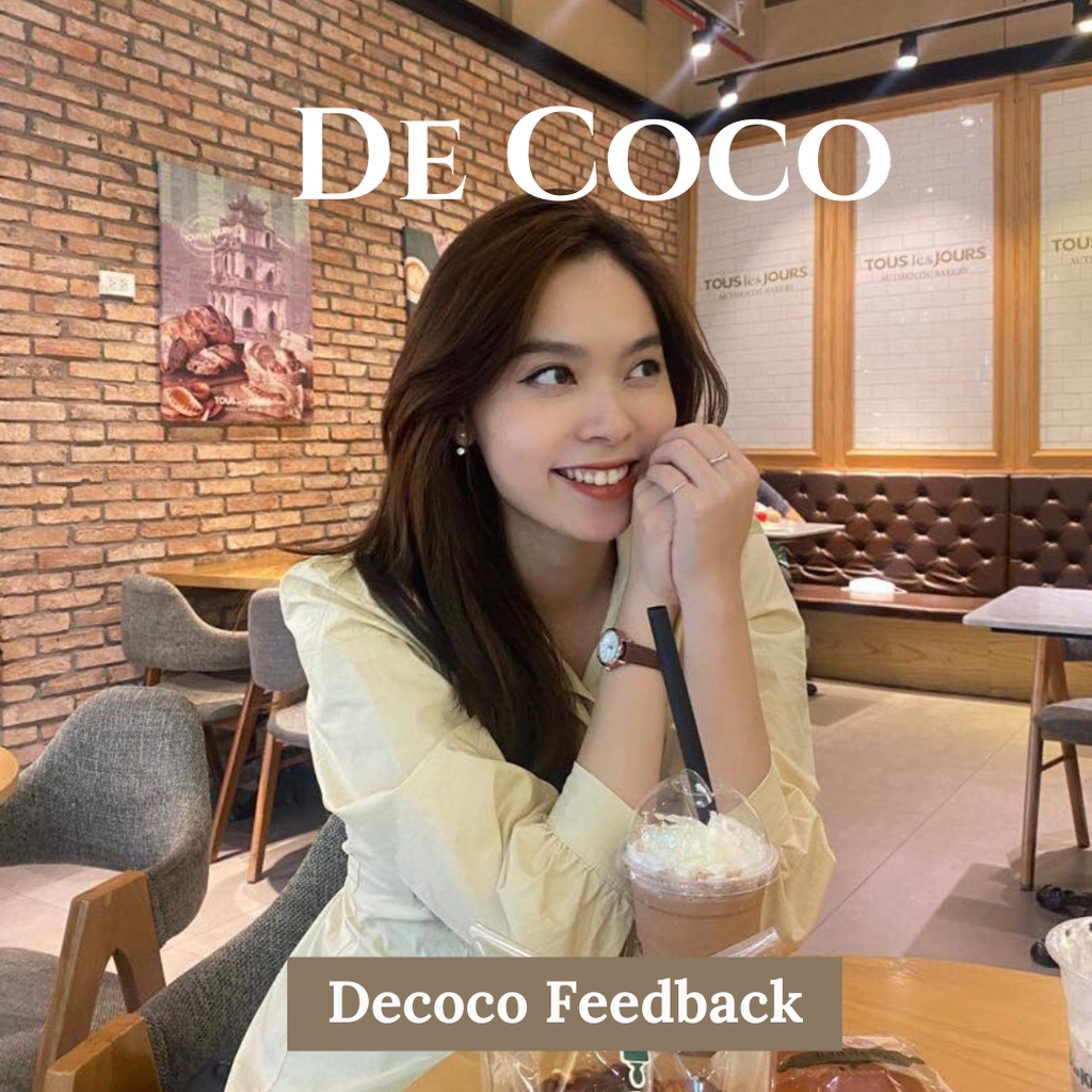 Khuyên tai bông tai nữ Wendy Decoco De Coco