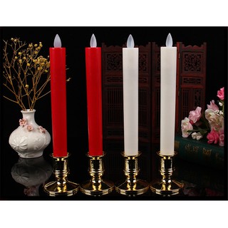 Bộ 2 nến giả đèn cày chạy bằng pin