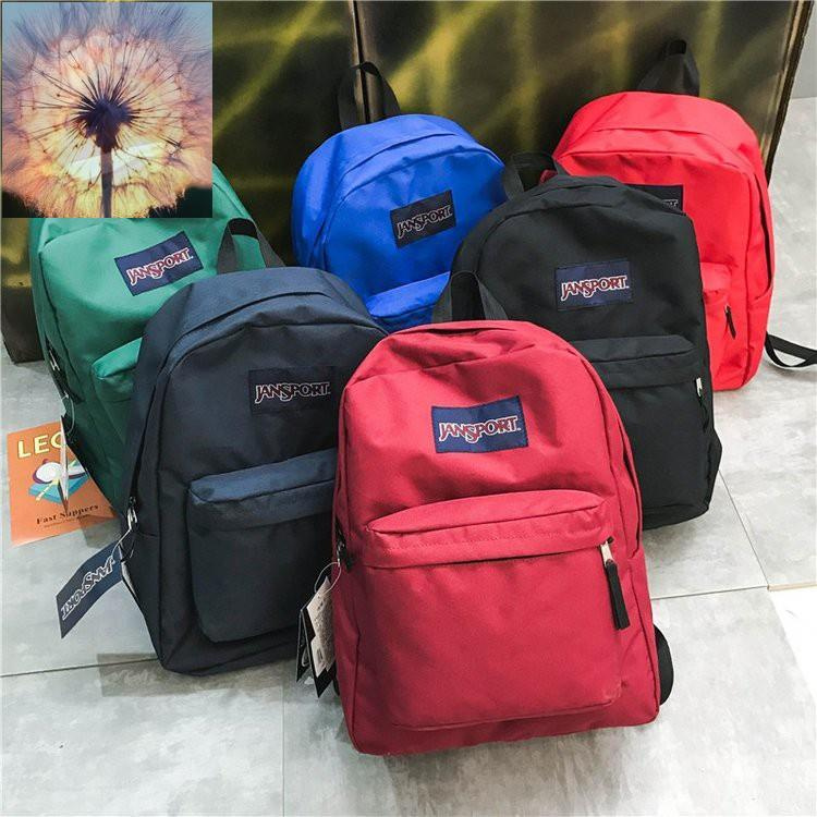 JANSPORT Balo Canvas Thể Thao Đựng Laptop Tiện Dụng Cho Học Sinh