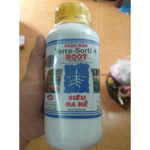 chế phẩm TERRA-SORB 4 ROOT phân bón ra rễ cực mạnh chai 500ml