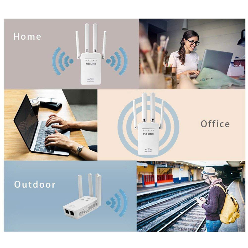 Bộ Khuếch Đại Tín Hiệu Wifi Không Dây Wps Eu Plug Goros | BigBuy360 - bigbuy360.vn