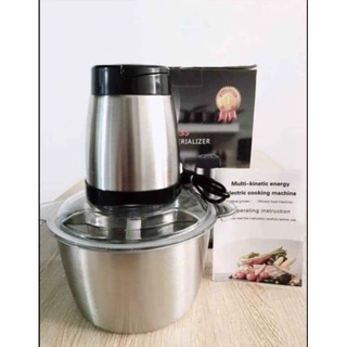 Máy xay thịt cối inox