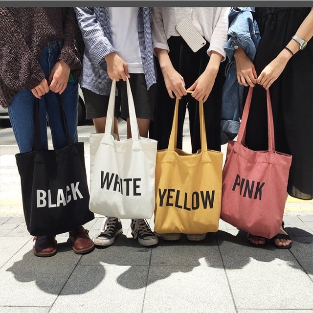 Túi tote Dorae vải canvas ulzzang phong cách hàn quốc