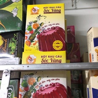 Bột rau câu con sóc vàng