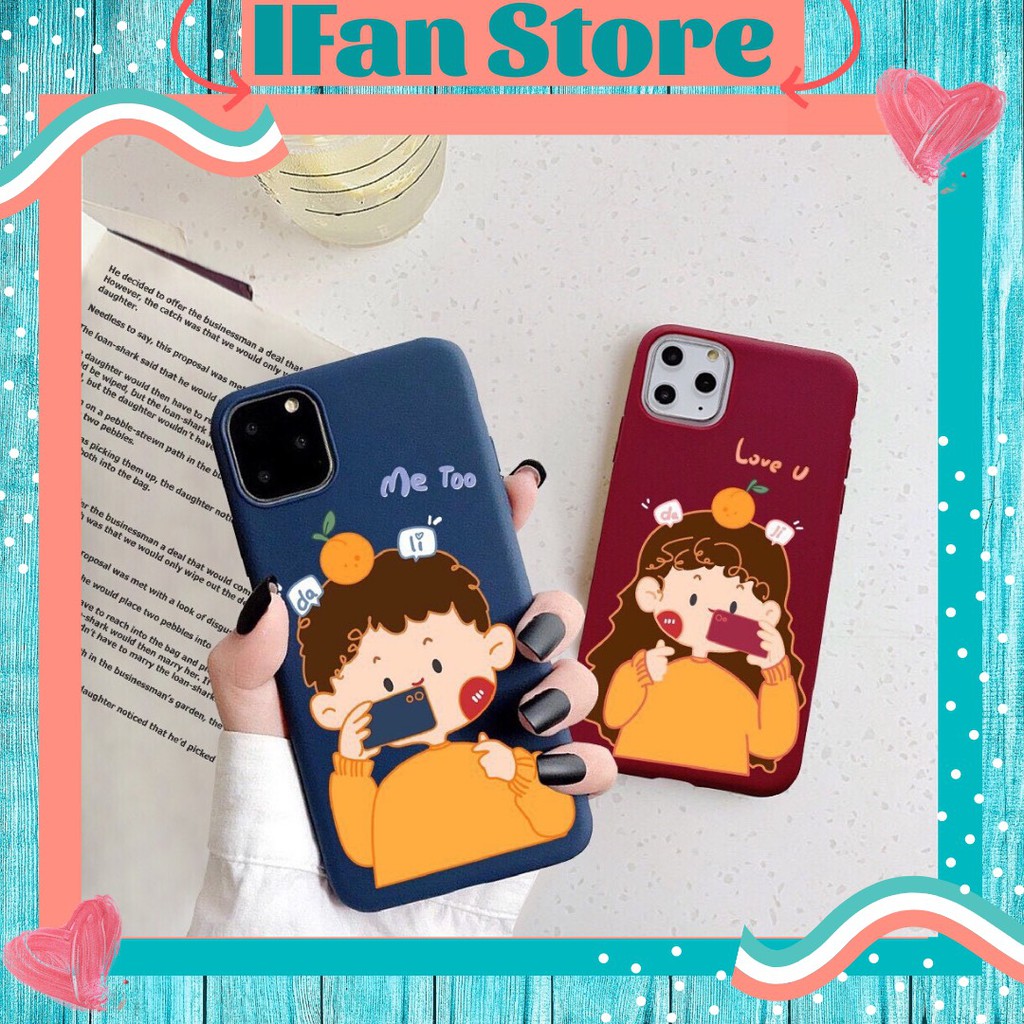 🌸VIDEO THẬT🌸 Ốp Lưng Đôi iPhone Cặp Đôi Selfie Cute Dẻo iPhone 6/6s/6plus/6splus/7plus/8plus/x/xs/xs max/11/11 pro max