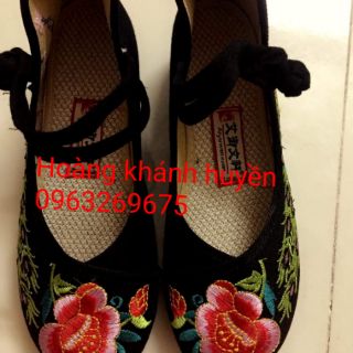 Oder giày thêu big sz kèm hình thật