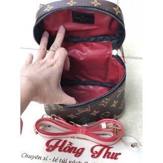 [BÁN SỈ] Túi Xách dáng hộp cơm lv kèm khăn