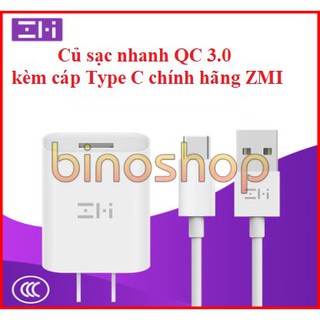 Sạc nhanh QC 3.0 kèm cáp Type C Xiaomi - ZMI