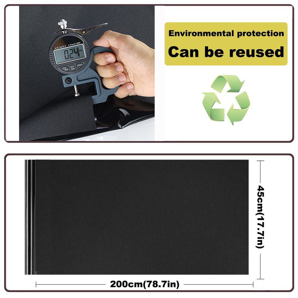 Miếng Dán Cửa Sổ Màu Đen Chống Tia UV Bảo Vệ Sự Riêng Tư Có Thể Tái Sử Dụng