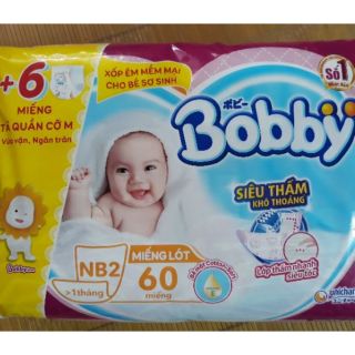 Miếng lót bobby NB1: 108 miếng, NB2: 60 miếng