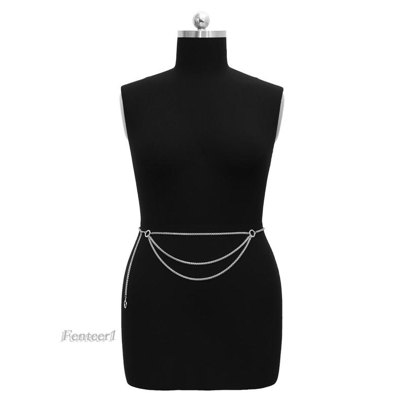 Thắt lưng kim loại nhiều lớp cho nữ