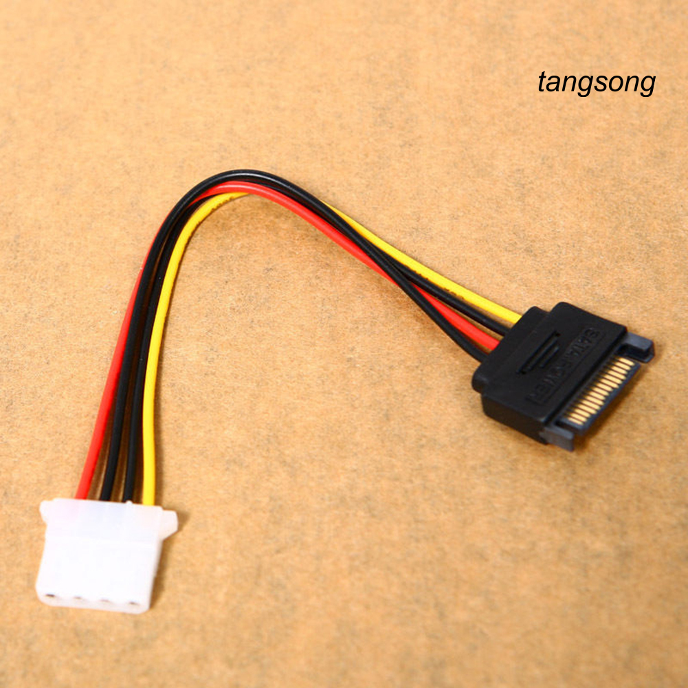 Dây Cáp Chuyển Đổi Ddbg 4-pin Male Sang Ide Sata 15-pin Female