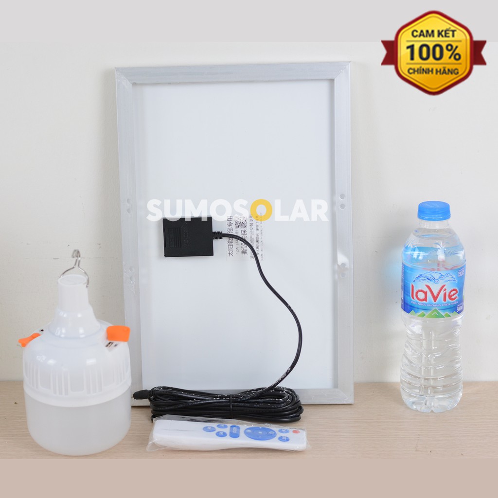 Đèn Bulb năng lượng mặt trời 90W Sumosolar - TN02, tự động phát sáng, chiếu sáng liên tục 12h, tuổi thọ trên 10 năm