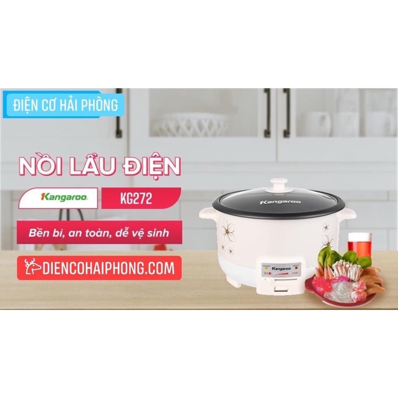 Nồi Lẩu điện Đa Năng 4,5L Kangaroo KG272