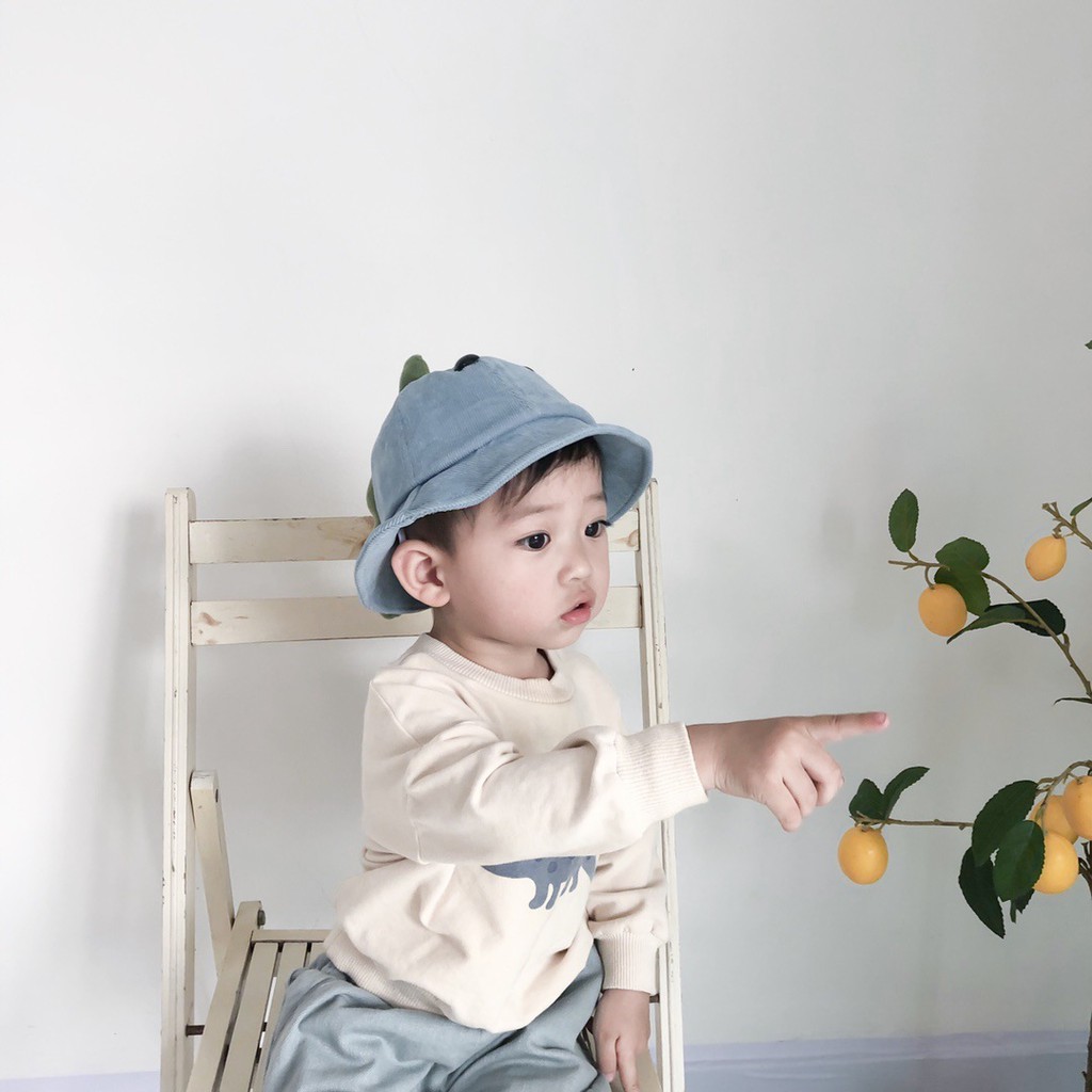 👒Mũ Khủng Long trẻ em phong cách Hàn Quốc 1 tuổi đến 5 tuổi (Có ảnh thật) - Mũ MU09