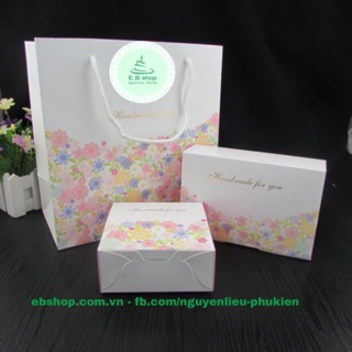 Túi giấy/ Hộp giấy Hoa Handmade for You 5 chiếc