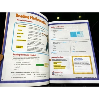 [Freeship]Bộ đẹp 3c - Full Colours - Math - Houghton Mifflin - Grade 6