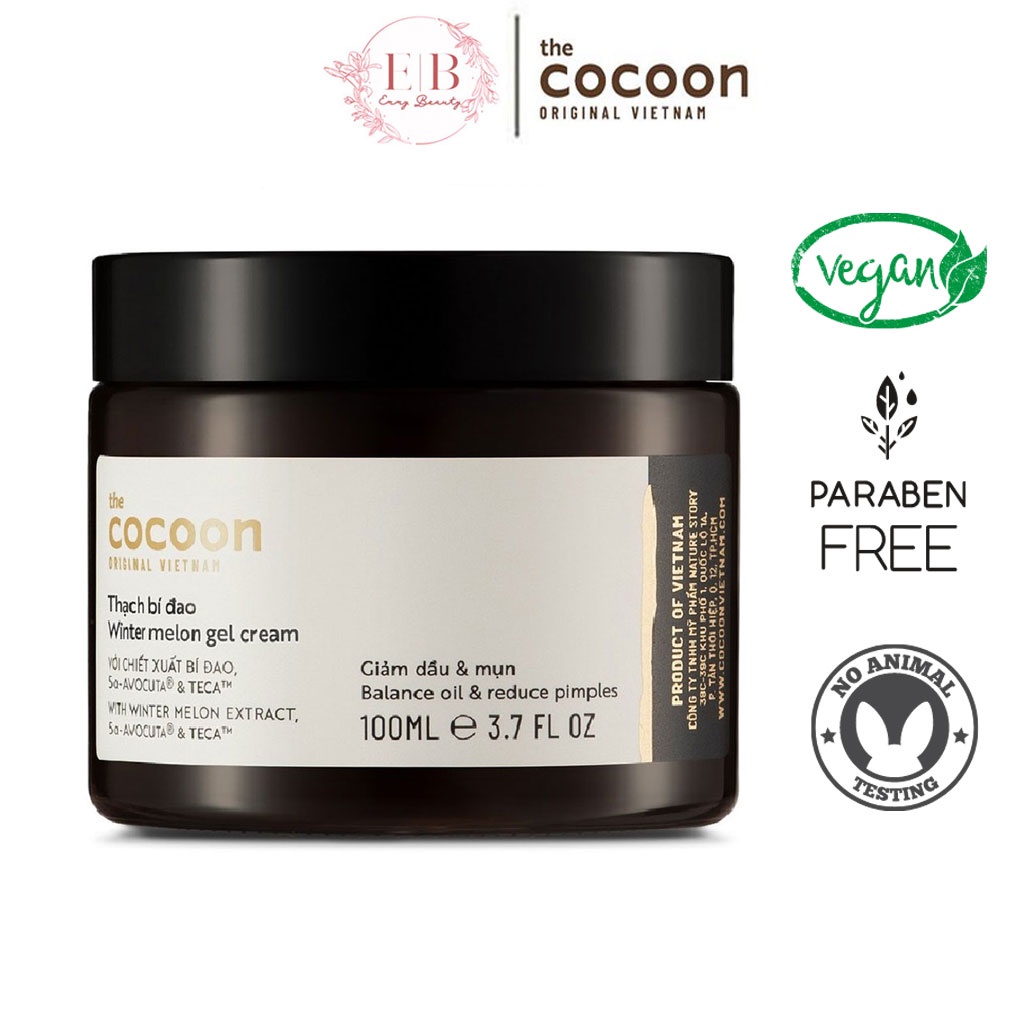 Big Size - Thạch Bí Đao Cocoon Cấp Ẩm Và Ngừa Mụn 100ml