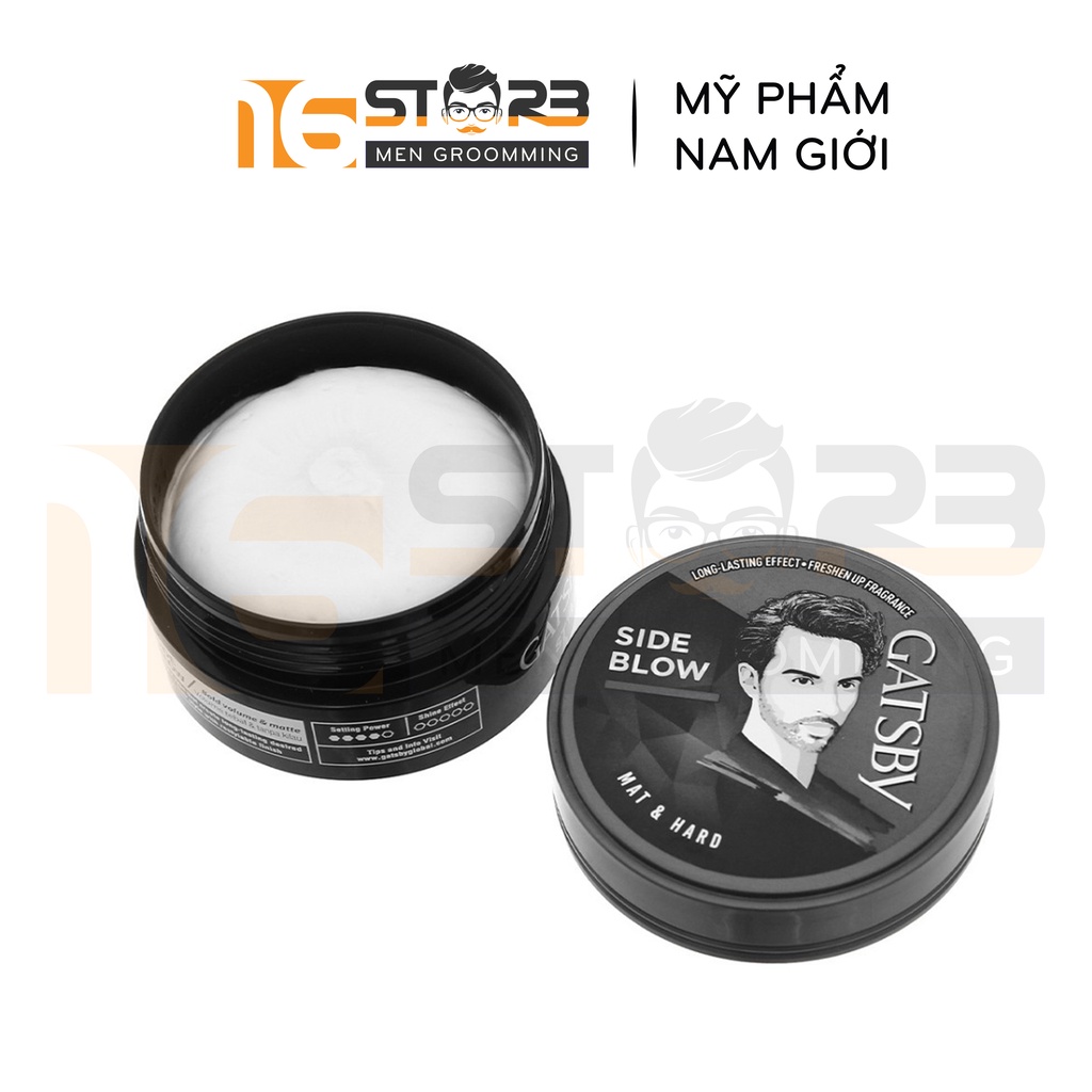 [Chính Hãng 100%] Sáp Vuốt Tóc Nam Gatsby Xám 75g - Nhập Khẩu Indonesia