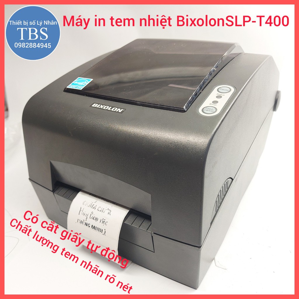 Máy Bixolon SLP-T400 in tem mã vạch, in vận đơn sàn thường mại Shopee LZD SEEDO