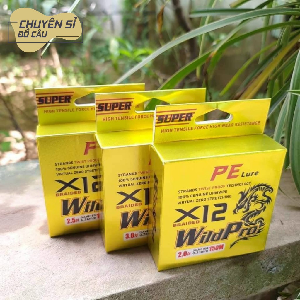 Dù PE Lure X12 Wild Pro 150 mét - Shop Đạt Nụ