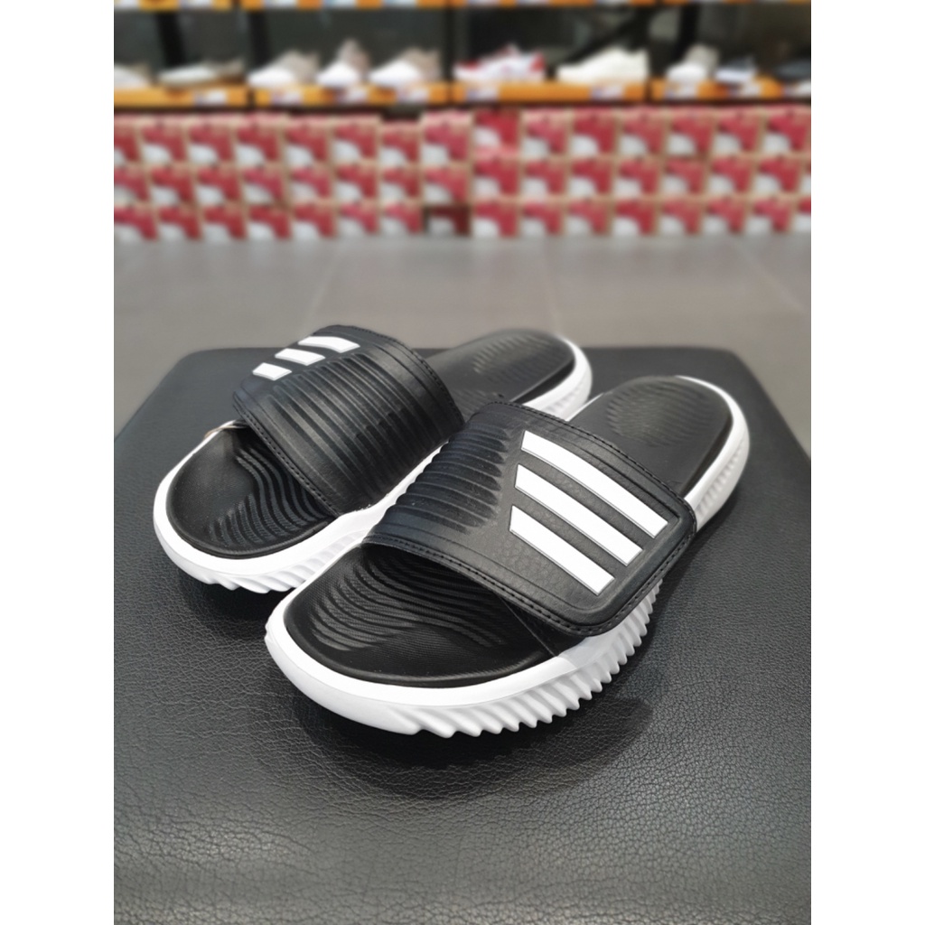 [HÀNG CHÍNH HÃNG Season MỚI] DÉP ADIDAS ALPHABOUCE SLIDE (2.0) - CORE BLACK - *BLACK/WHITE* (2.0) - Code: GY941