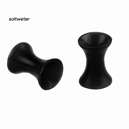 Khuyên nong tai màu đen bằng silicon cá tính